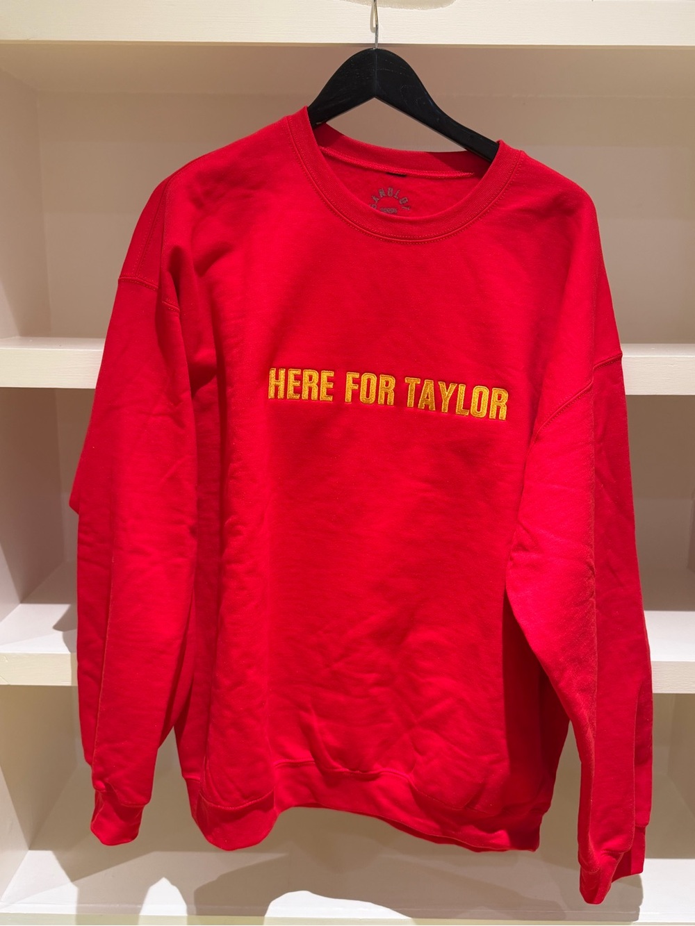 Here For Taylor Sweatshirt (Sandlot Goods, Size XL)